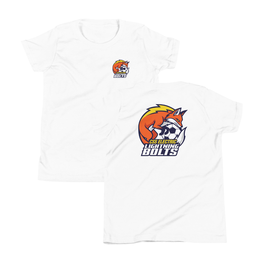 Youth Lightning Bolts Bella + Canvas Staple Tee