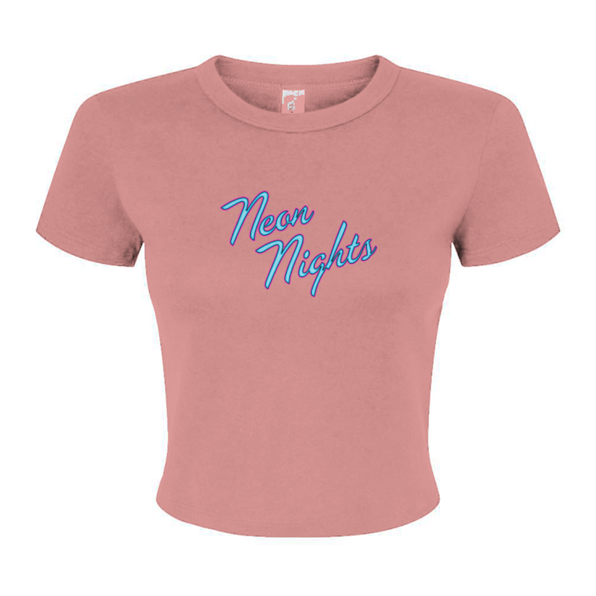 Women's Neon Nights LC Micro Rib Baby Tee