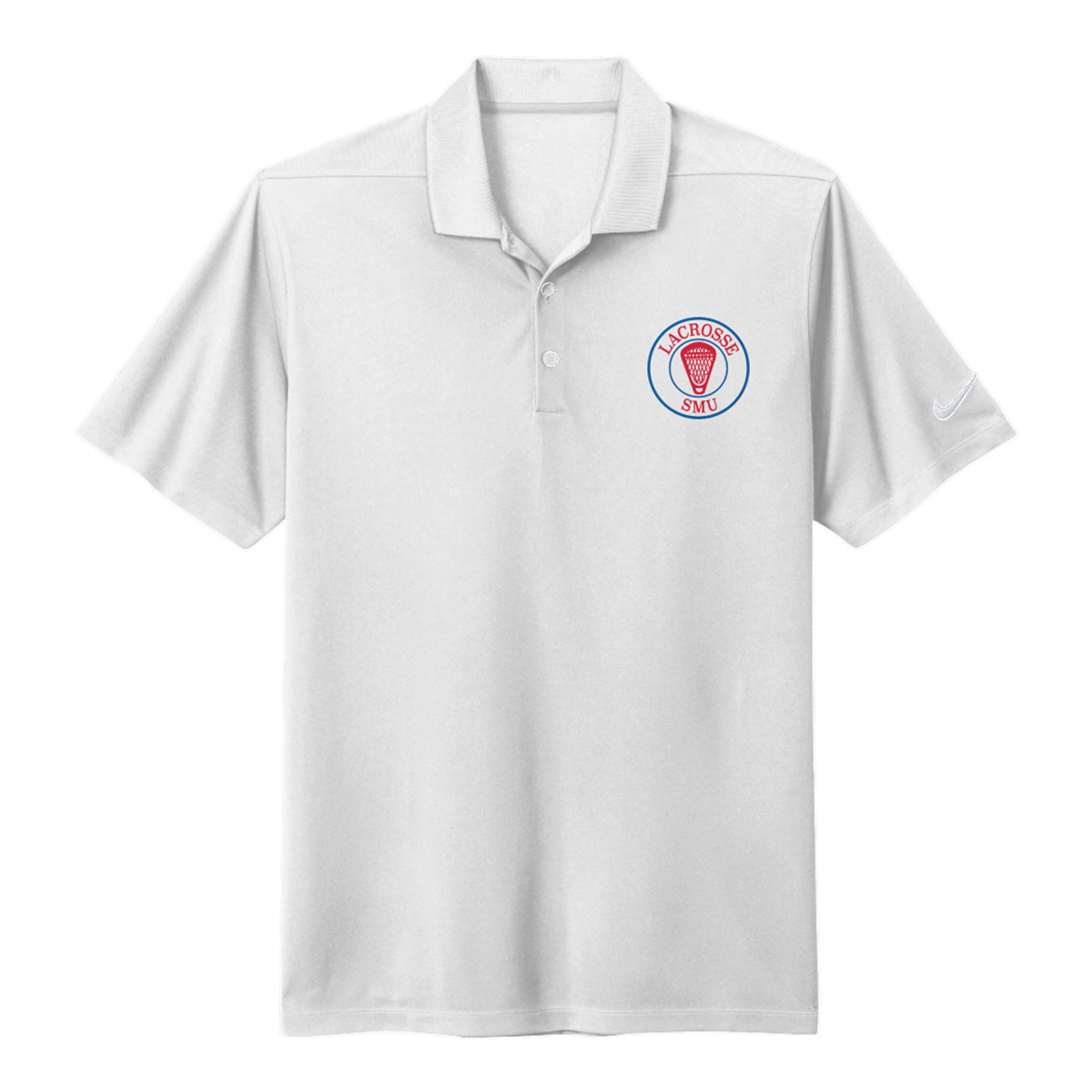 Adult SMU Lacrosse Nike Dri-FIT Micro Pique 2.0 Polo