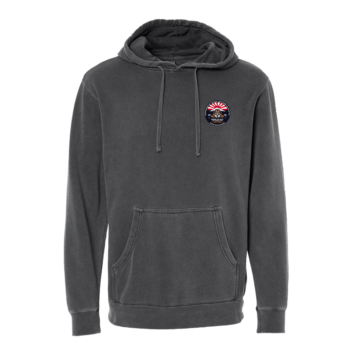 Adult Iron Claw Independent Pigment Dyed Hoodie