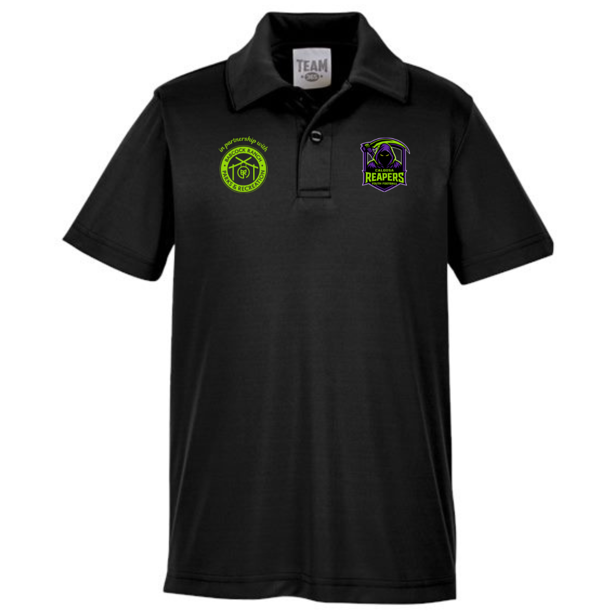 Youth Caloosa Reapers Team 365 Lightweight Performance Polo
