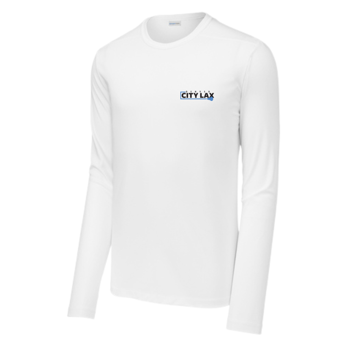 Adult Denver City Lax Sport-Tek Posi UV Pro LS Tee