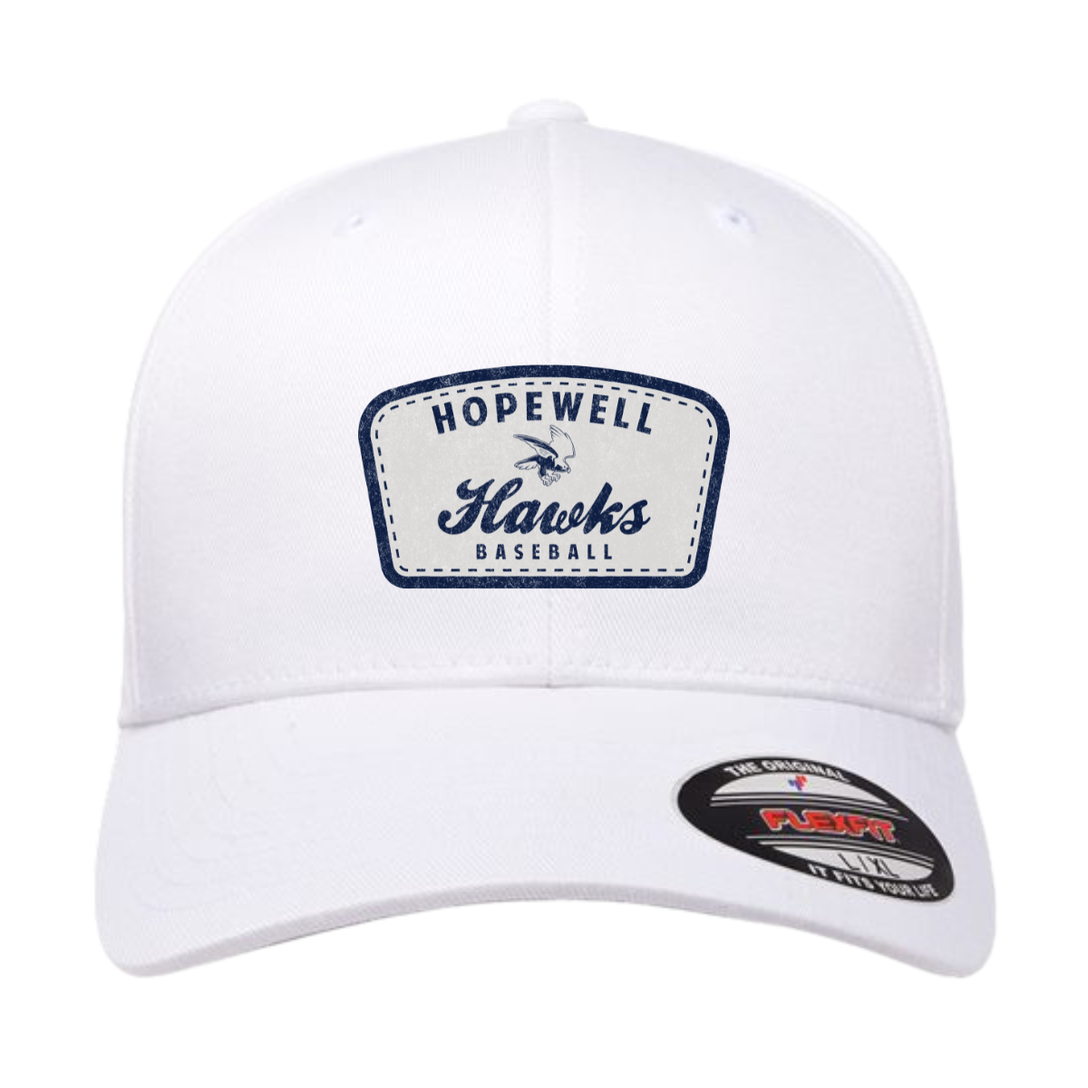 Hopewell Hawks Flexfit Fitted Baseball Hat
