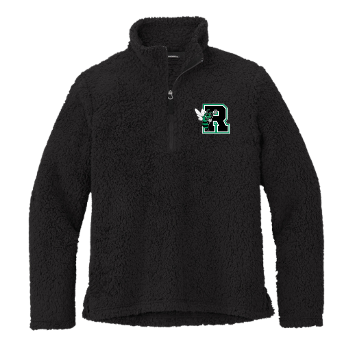 Adult Jr Hornets Lacrosse Port Authority Sherpa 1/4 Zip Fleece
