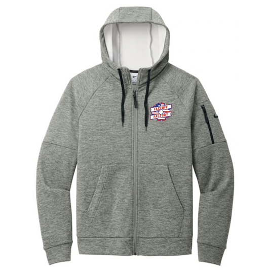 Adult Faceoff Factory Nike Therma-FIT Pocket Full-Zip Hoodie