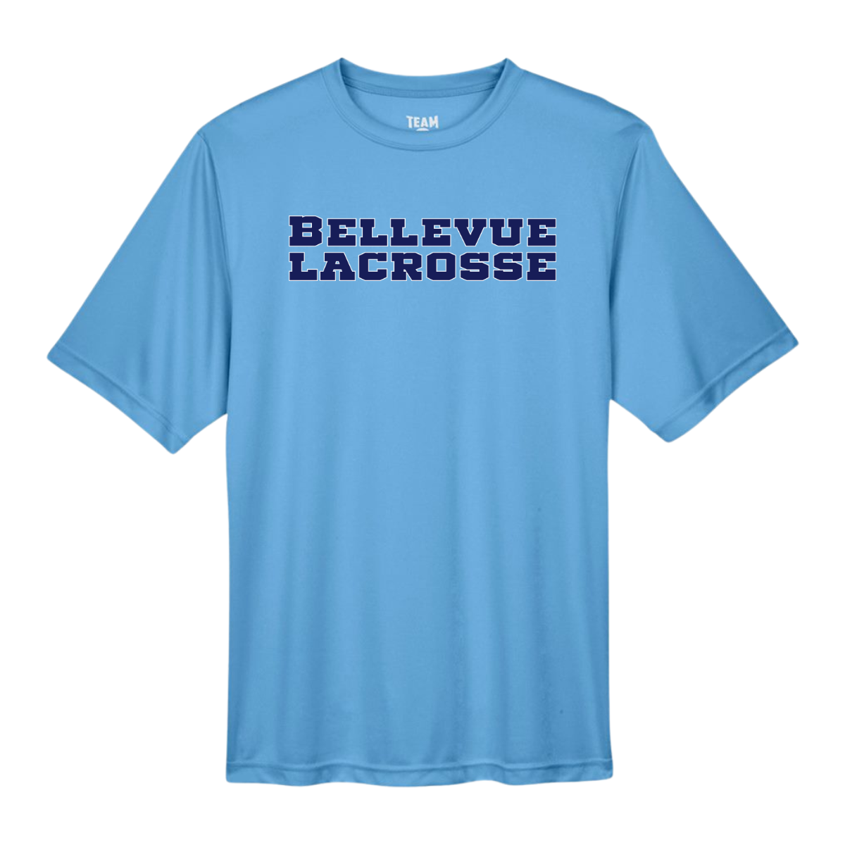 Adult Bellevue Lacrosse Cancer Awareness Team 365 Zone Performance T-Shirt etetetet