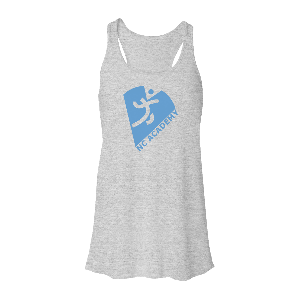Women's NC Academy Bella + Canvas Flowy Racerback Tank