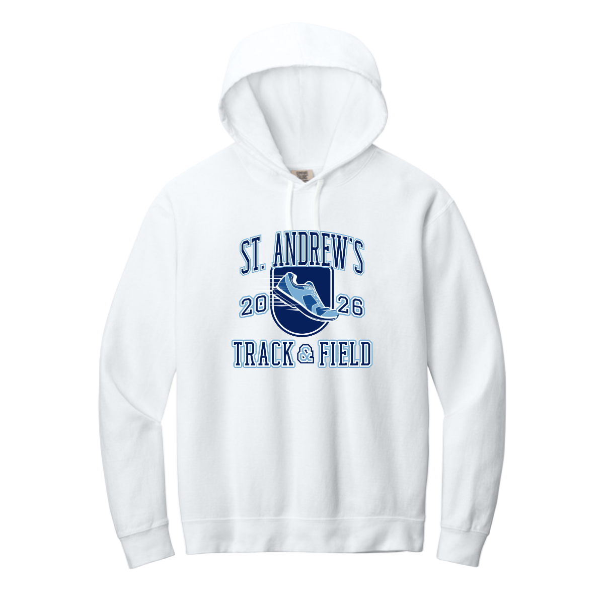 Adult Saints Track and Field Comfort Colors Lightweight Hoodie