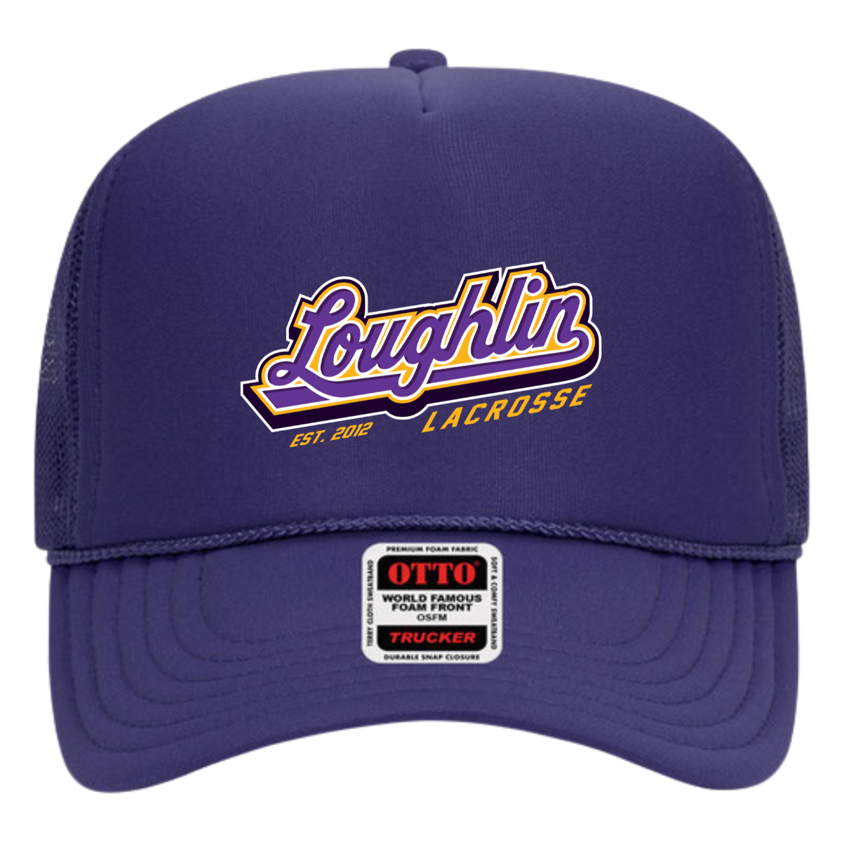 BLMHS Lacrosse Otto 5-Panel Crown Mesh Back Trucker Hat