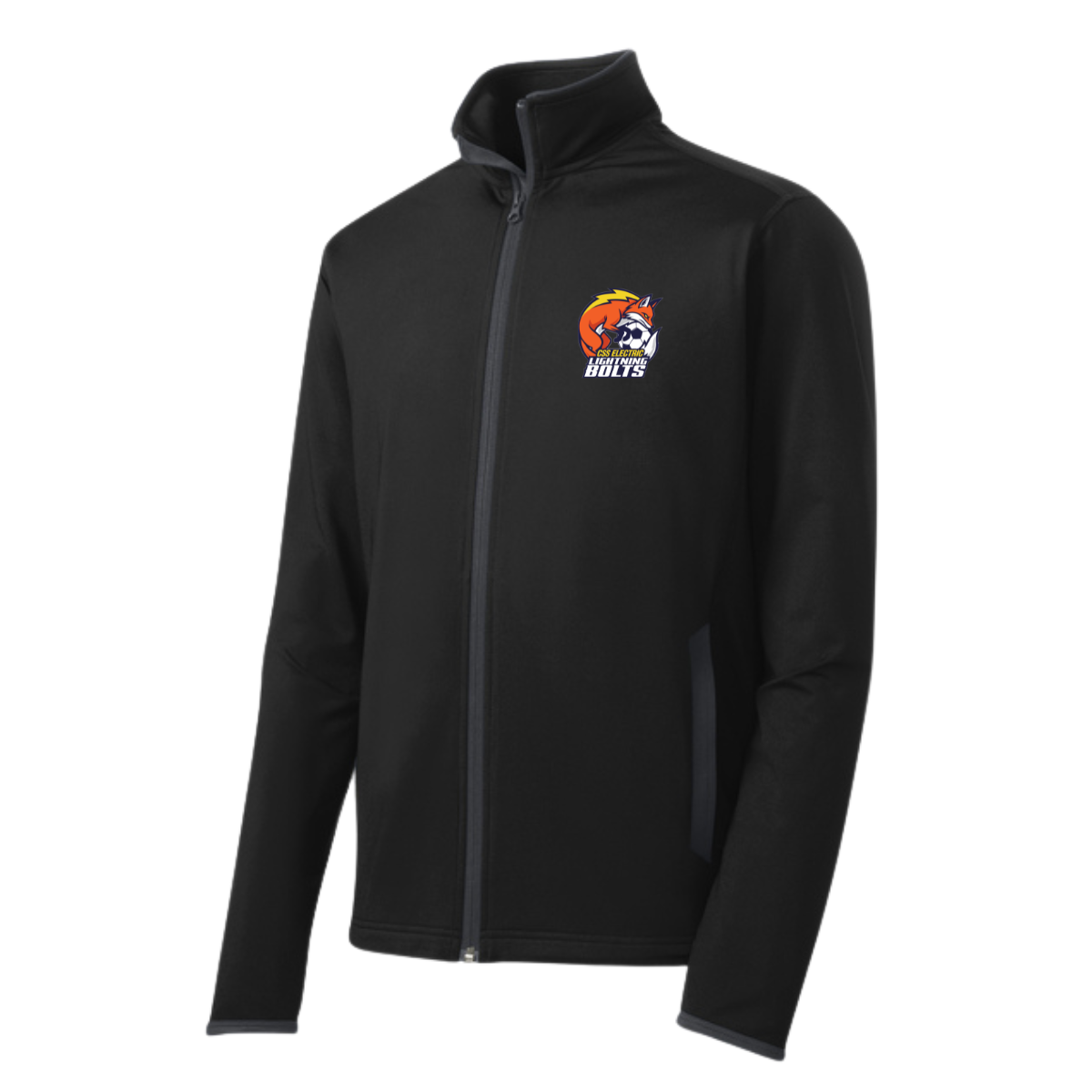 Adult Lightning Bolts Sport-Tek Sport-Wick Stretch Full-Zip Jacket