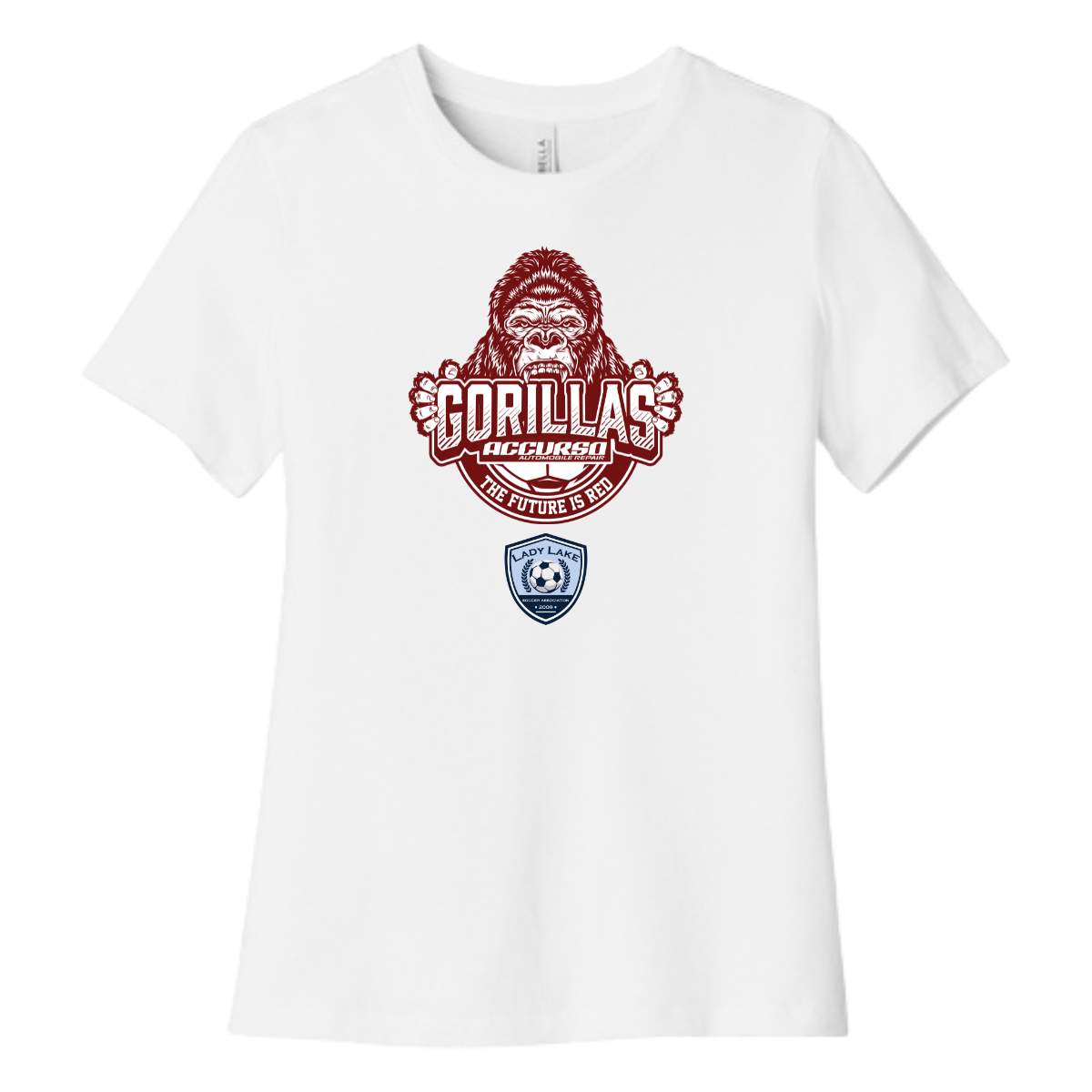 Women’s Accurso Gorillas Bella + Canvas Relaxed Jersey T-Shirt