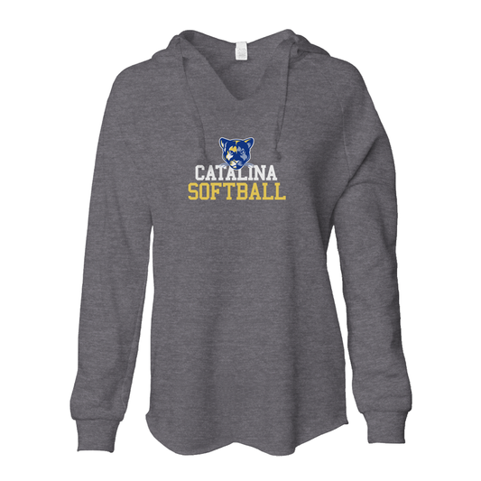Women's Catalina Softball ITC Lightweight Wash Hoodie
