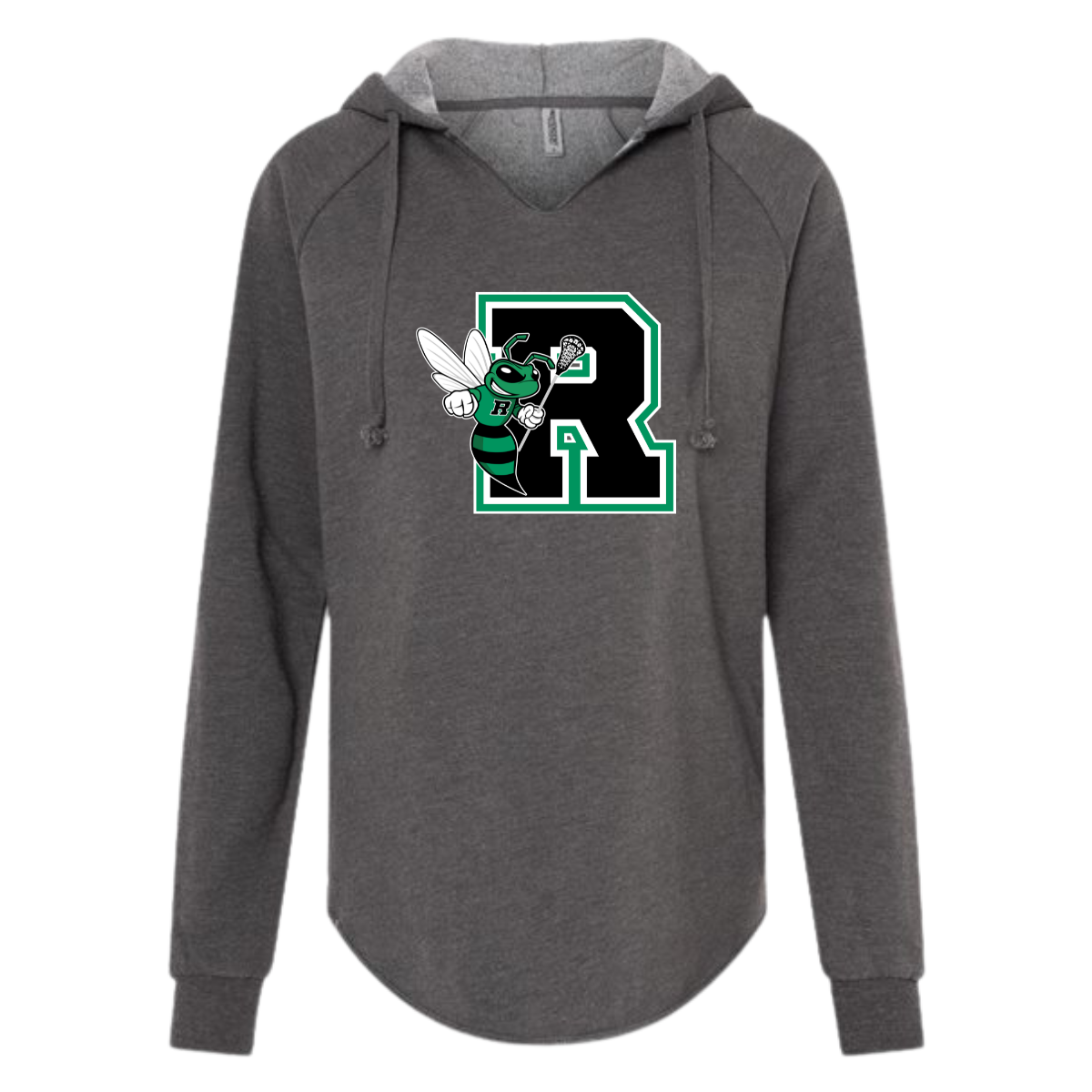 Women's Jr Hornets Lacrosse Lightweight Wash Hoodie