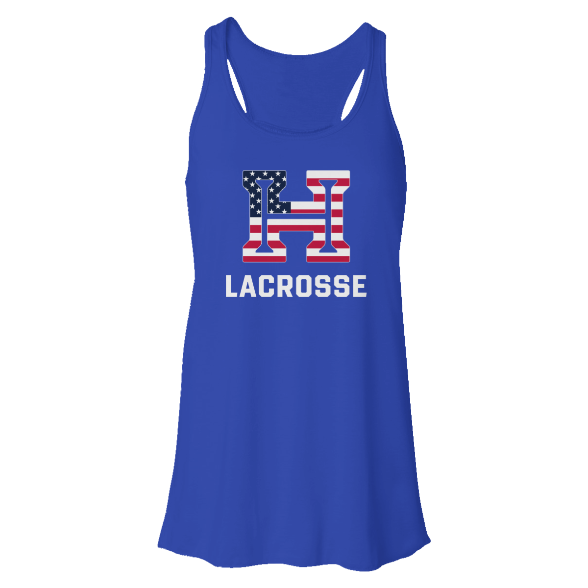 Women's Hoya Lacrosse Flowy Racerback Tank