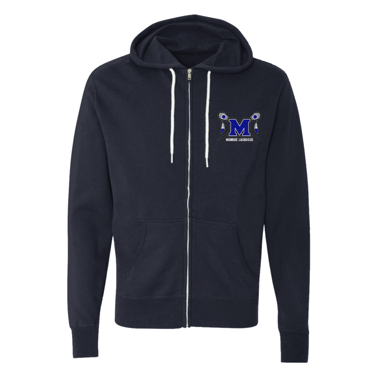 Adult Braves ITC Lightweight Full Zip Hoodie