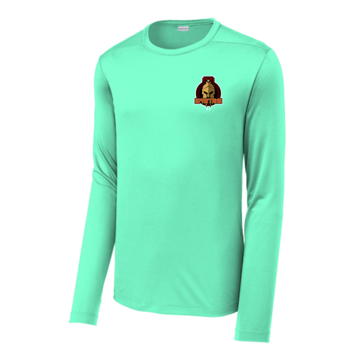 Adult Spartans Sport-Tek Posi UV Pro LS Tee
