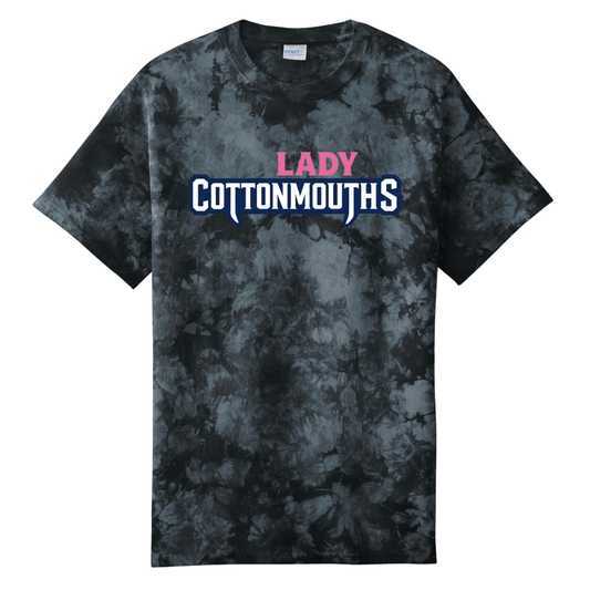 Adult Lady Cottonmouths 12U Port & Company Crystal Tie-Dye T-Shirt