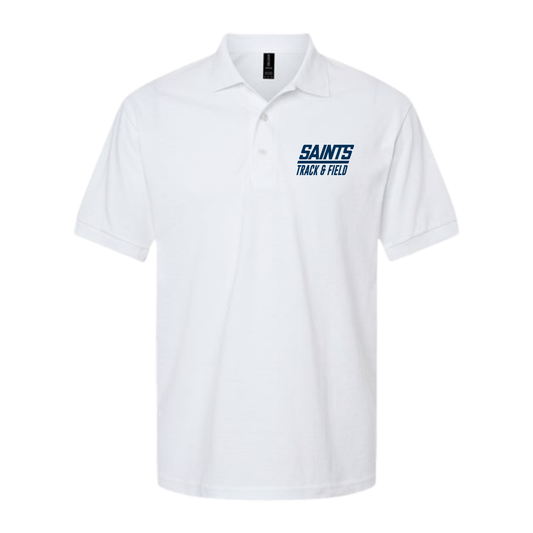 Adult Saints Track and Field Gildan Dryblend Polo