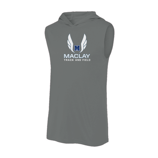 Adult Maclay Track & Field Sport-Tek Sleeveless Hoodie