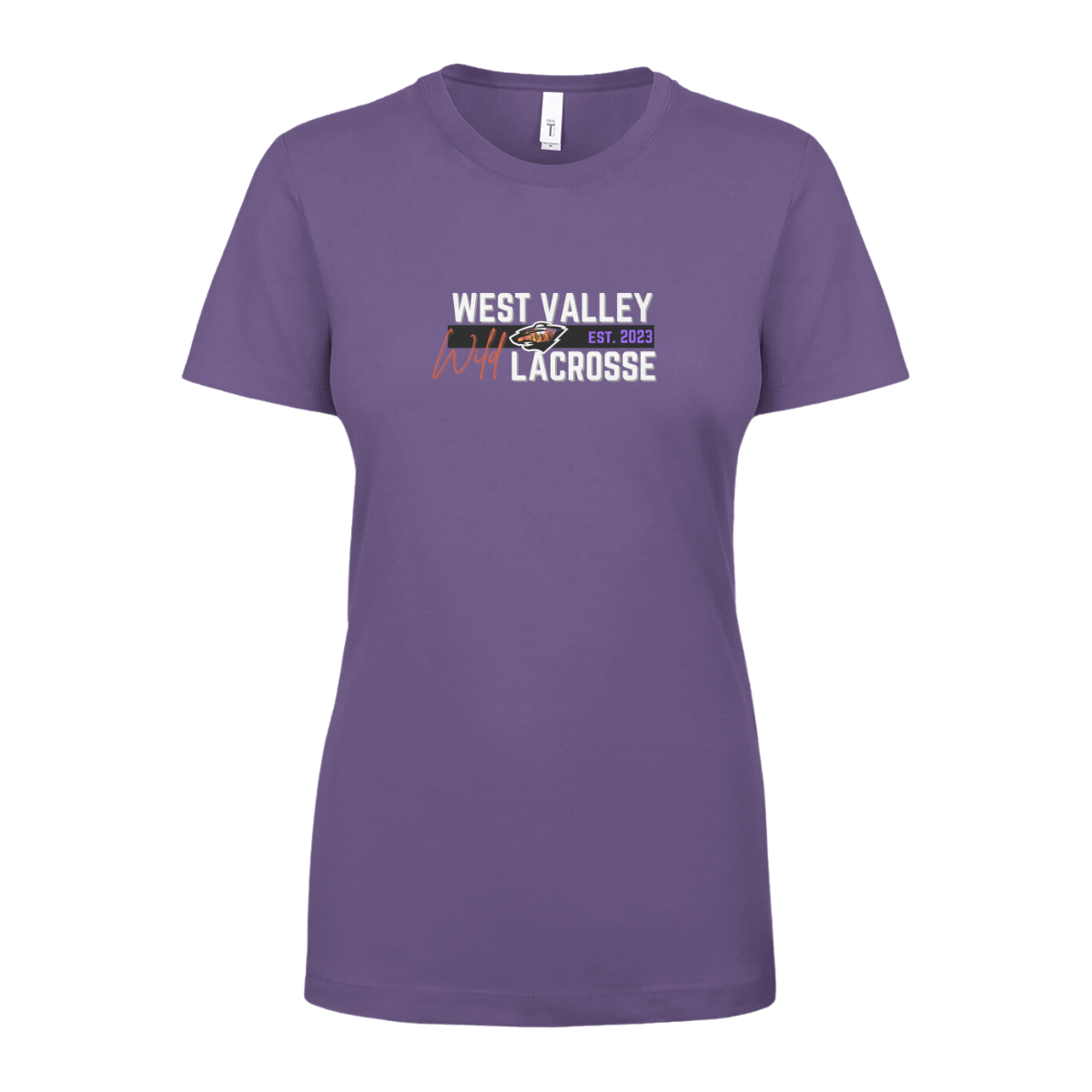 Women's WVW Lacrosse Next Level Ideal Crew T-Shirt