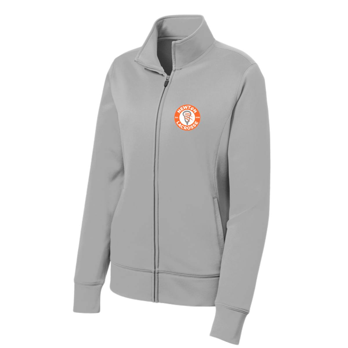 Women's Newton Lacrosse Sport-Tek Fleece Full-Zip Jacket