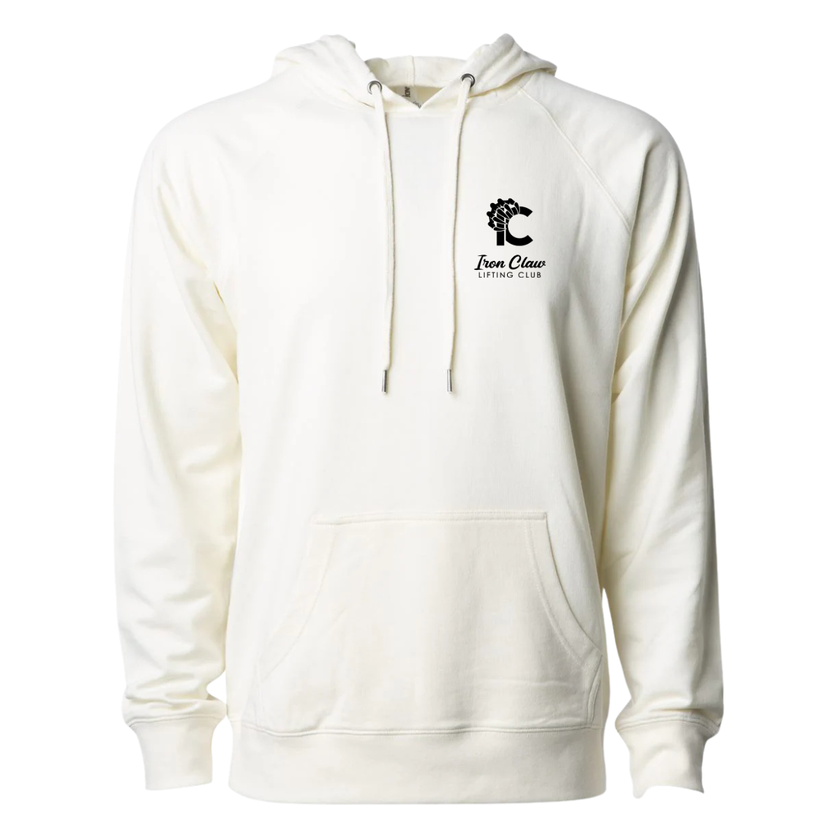 Adult Iron Claw Icon Loopback Terry Hooded Sweatshirt