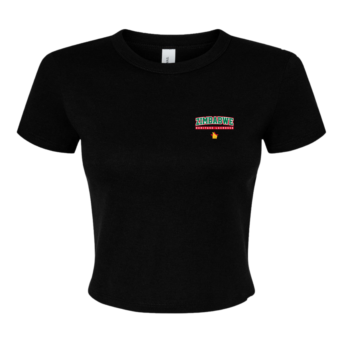 Women's Zimbabwe Lacrosse Bella + Canvas Micro Rib Baby Tee