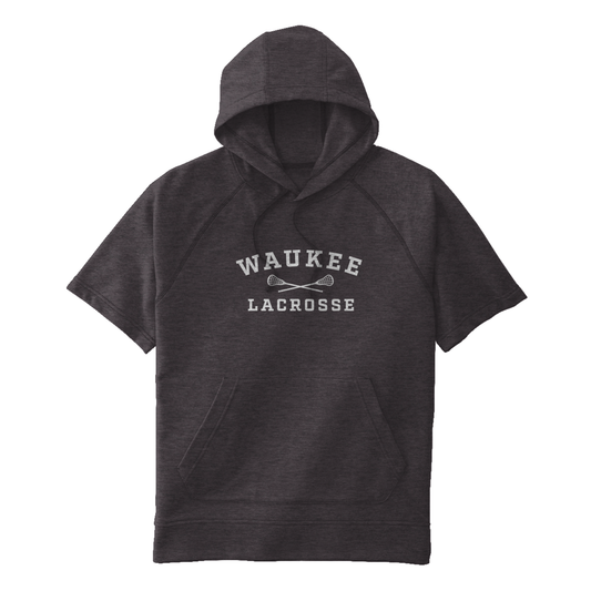 Adult Waukee Lacrosse Tri-Blend SS Hoodie