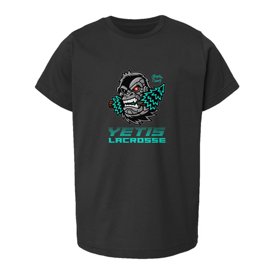 Youth Slaughter County Yetis Lacrosse LAT Cotton T-Shirt