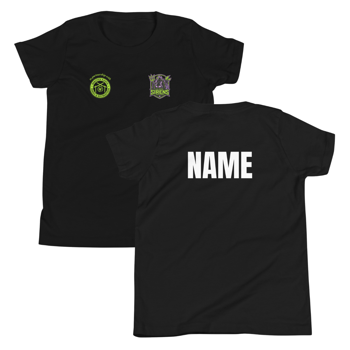 Personalizable - Youth Caloosa Sirens Bella + Canvas T-shirt