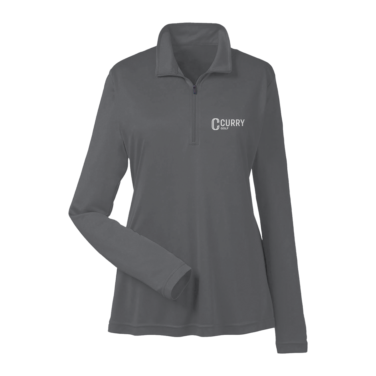Women's Curry College Golf Team 365 Zone Performance Quarter-Zip