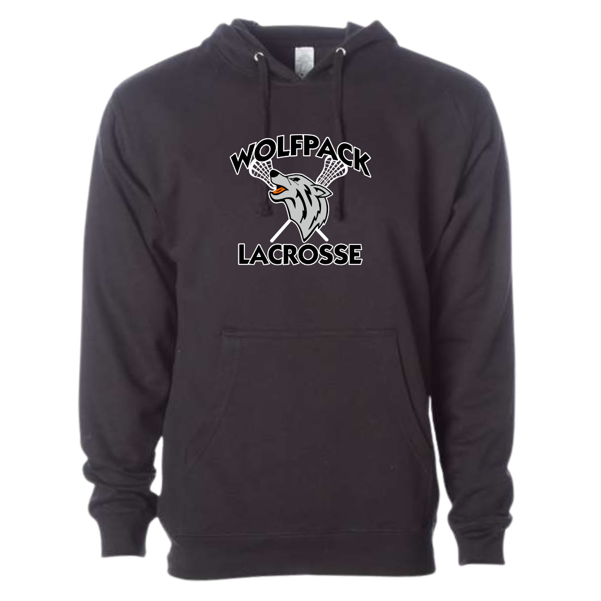 Adult Wolfpack Lacrosse ITC Midweight Hoodie