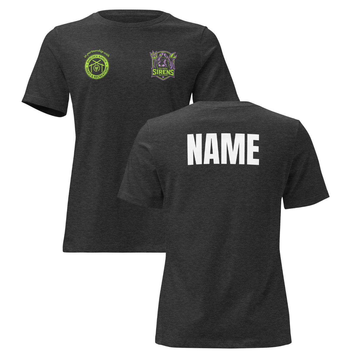 Personalizable - Women's Caloosa Sirens Bella + Canvas Relaxed T-Shirt