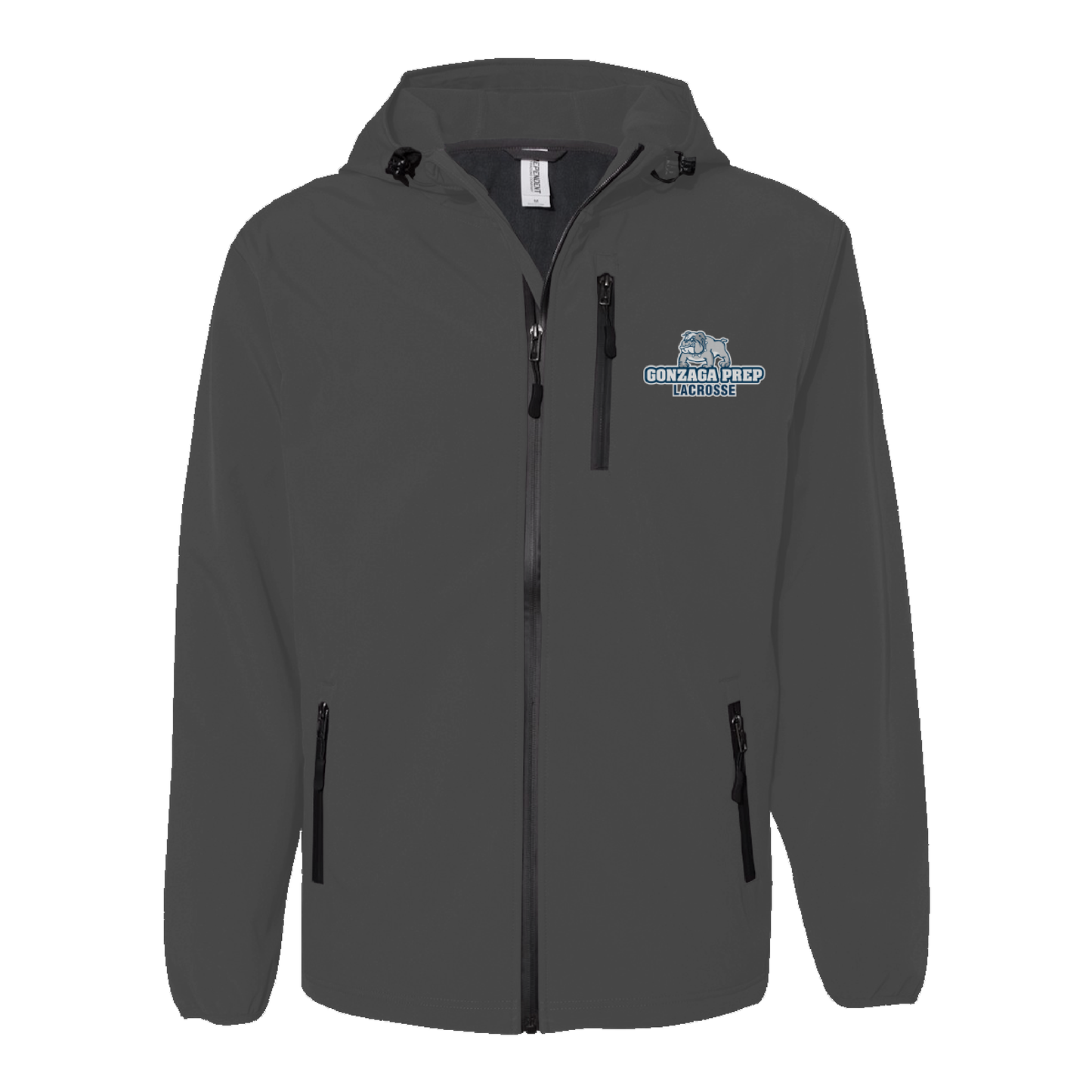 Adult Gonzaga Prep Lacrosse Poly-Tech Soft Shell Jacket