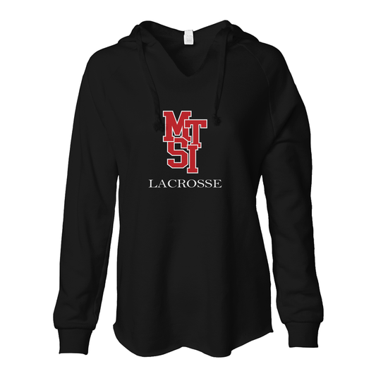 Womens Mt Si Lacrosse Lightweight Wave Wash Hoodie