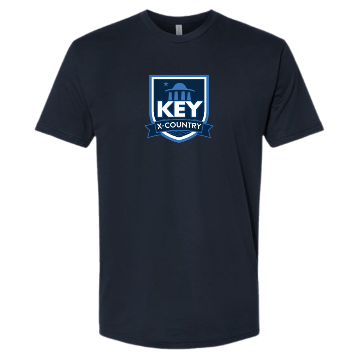 Adult Key Cross Country Next Level Cotton T-Shirt