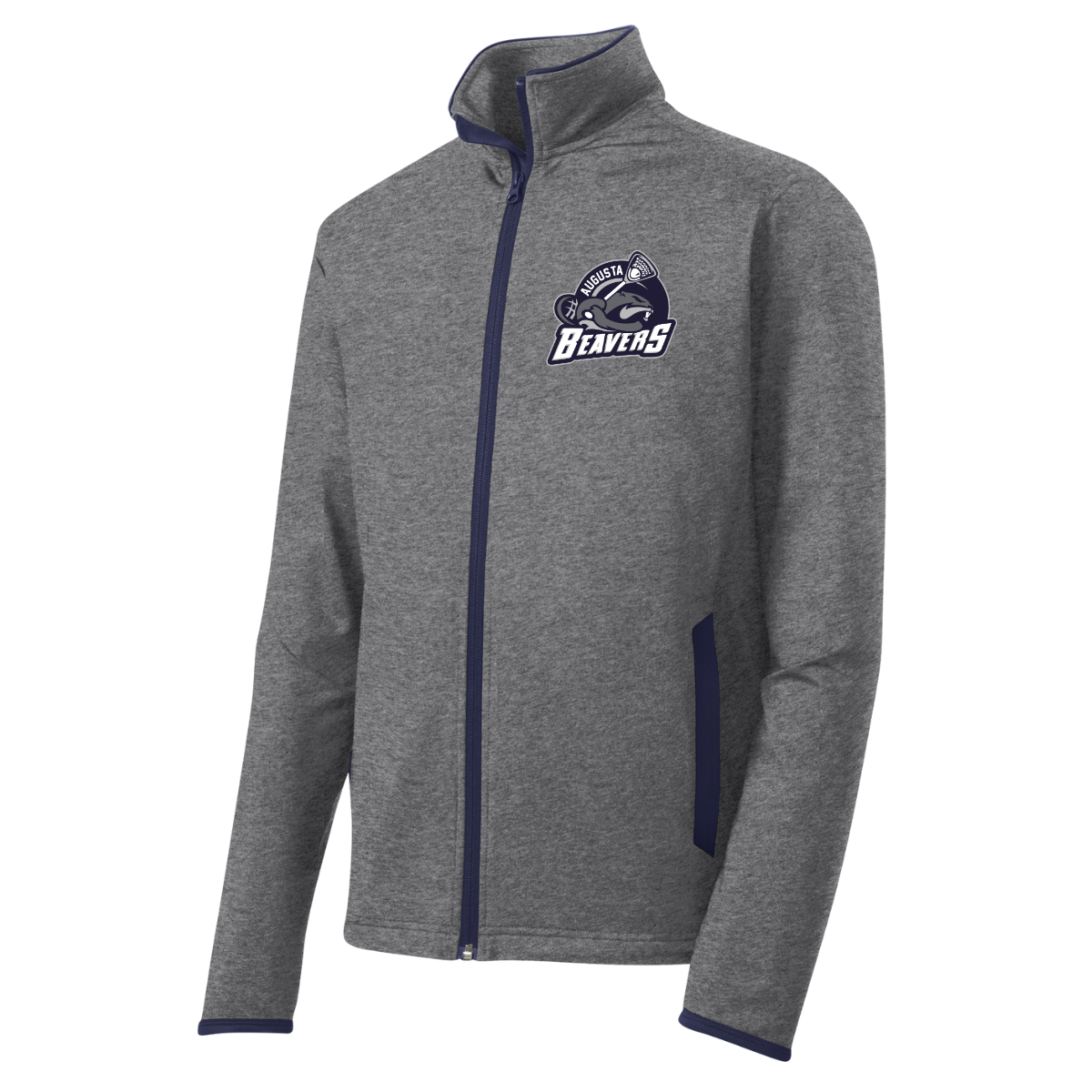 Adult Augusta Beavers Sport-Tek Sport-Wick Stretch Full-Zip Jacket