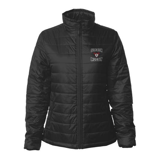 Women's Superior Rugby Football Lacrosse Puffer Jacket