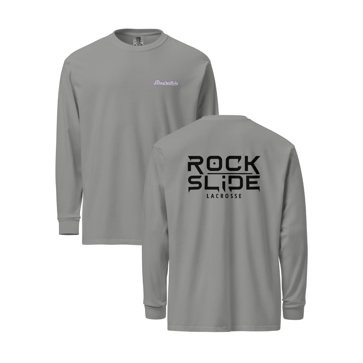 Adult Rockslide Lacrosse Comfort Colors Long Sleeve T-Shirt