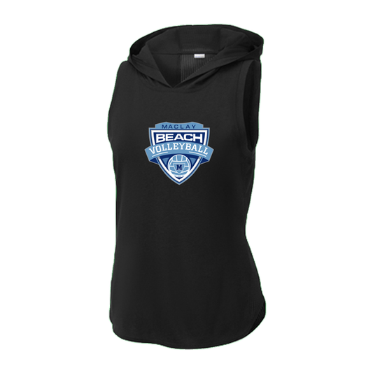 Women's Maclay Volleyball Sport-Tek PosiCharge Tri-Blend Hoodie Tank