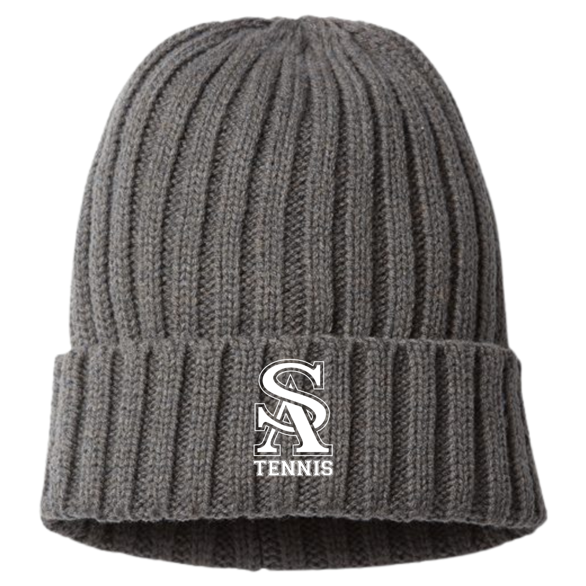 Saints Tennis Atlantis Headwear Cable Knit Cuffed Beanie