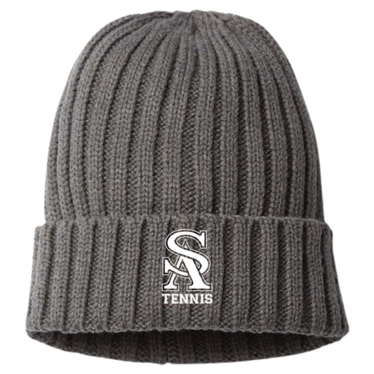 Saints Tennis Atlantis Headwear Cable Knit Cuffed Beanie