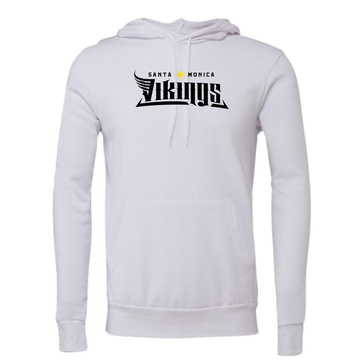 Adult Santa Monica Vikings Bella + Canvas Sponge Fleece Pullover Hoodie