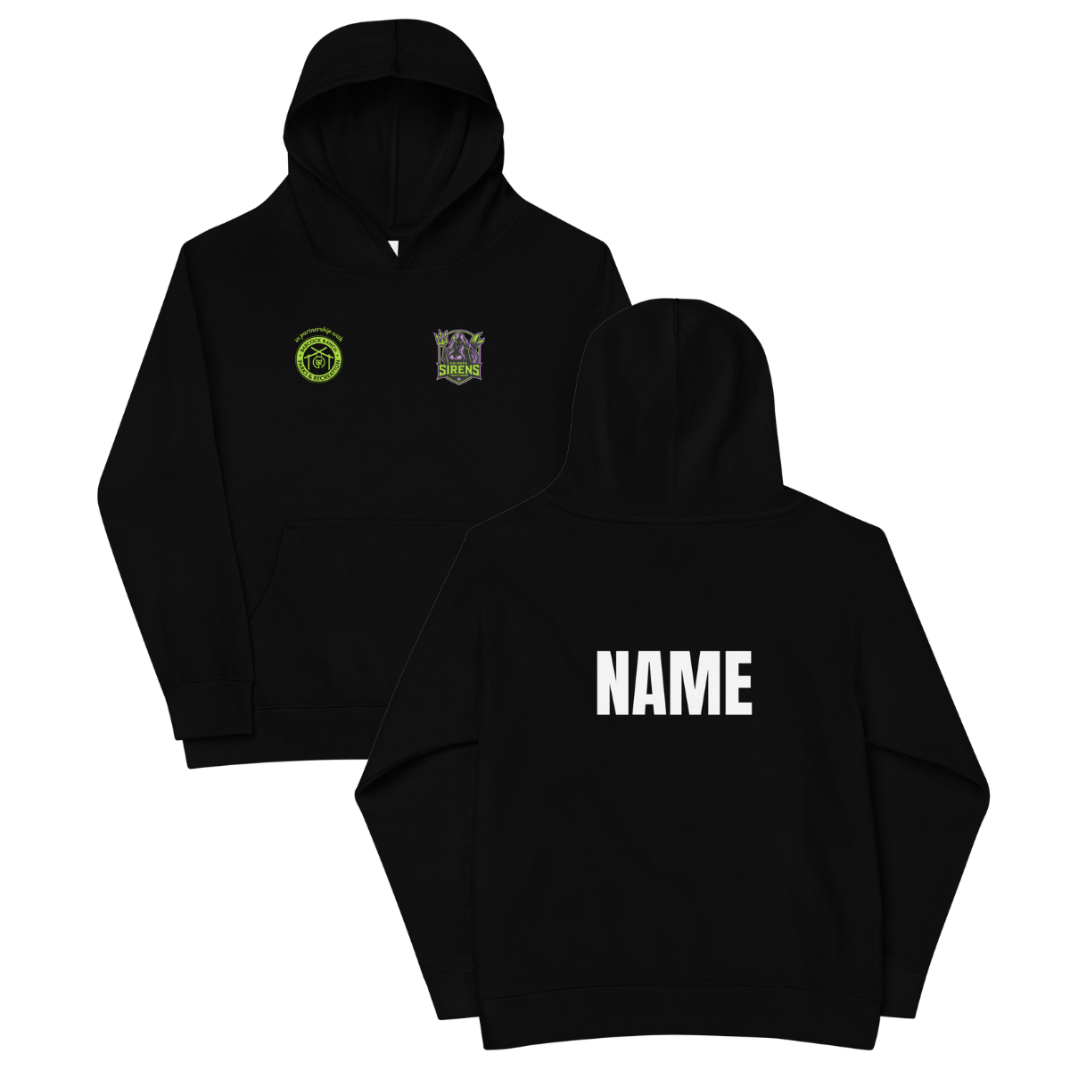 Personalizable - Youth Caloosa Sirens Cotton Heritage Fleece Hoodie