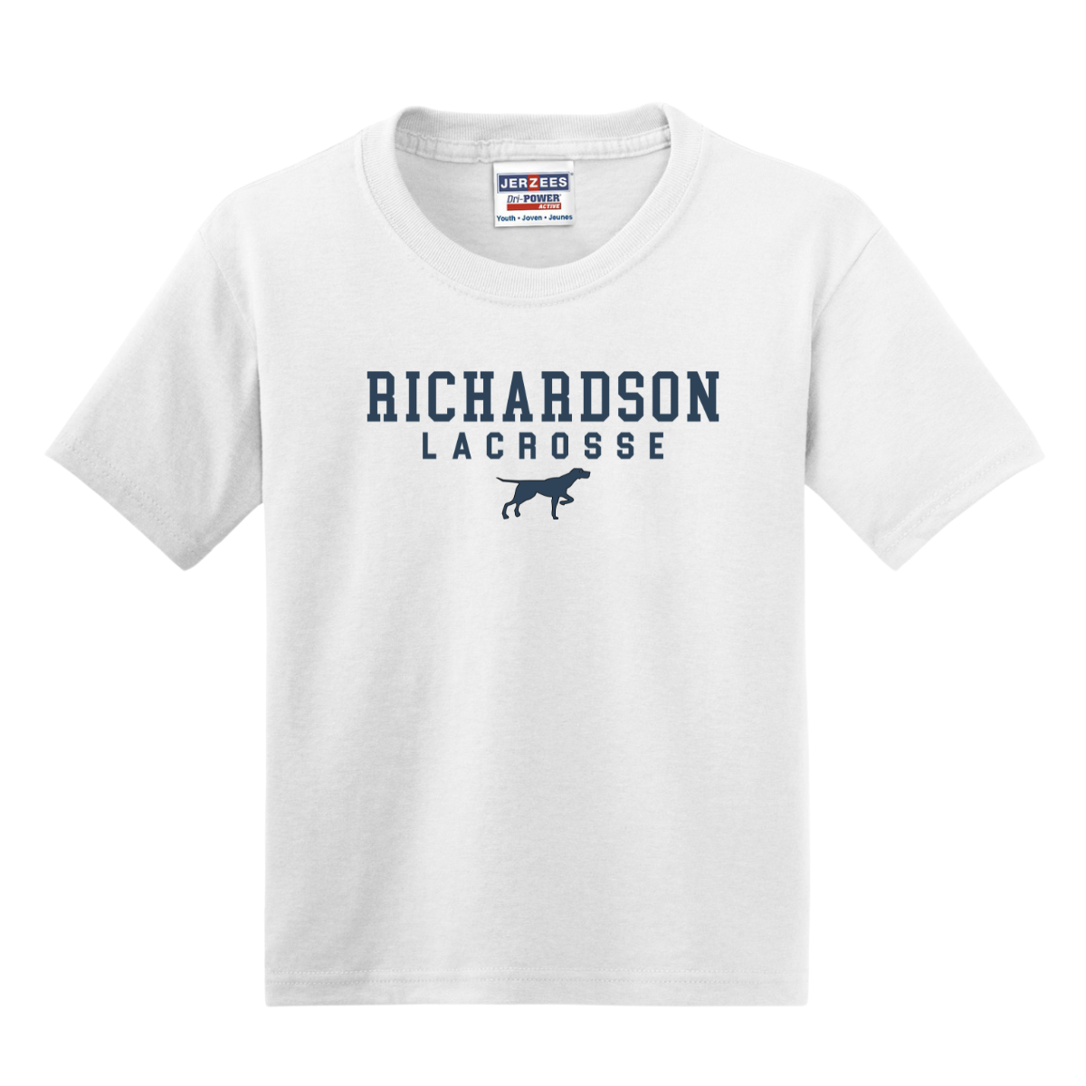 Youth Richardson Lacrosse Dri-Power Blend T-Shirt