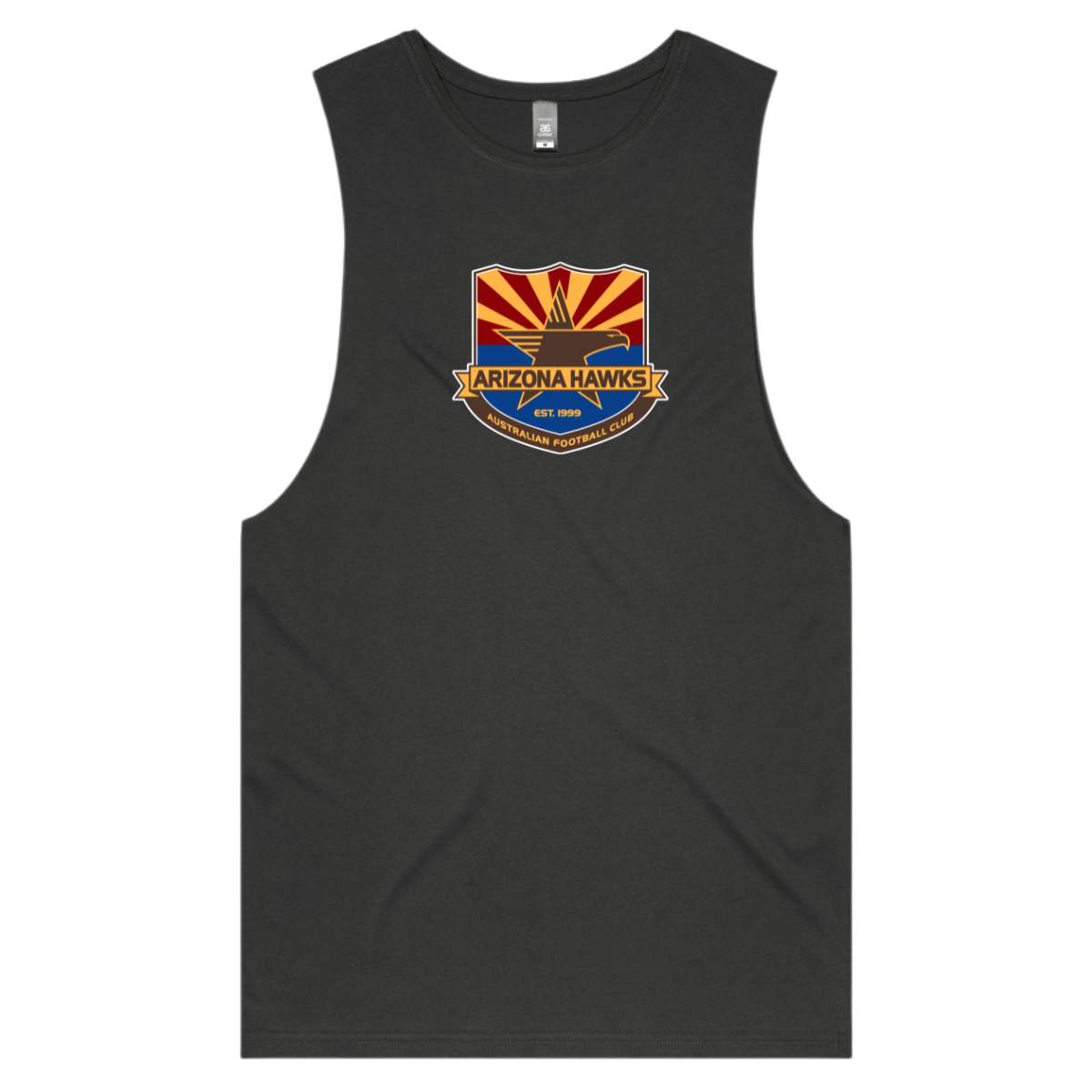 Adult Arizona Hawks Australian AS Colour Athlete Tank Top