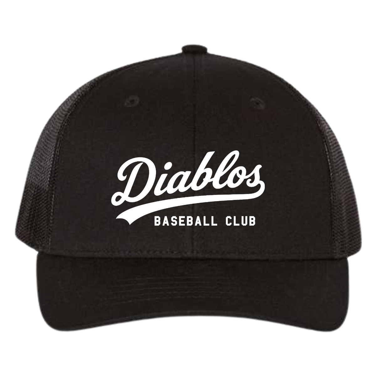 Youth Diablos Baseball Richardson Trucker Snapback Cap