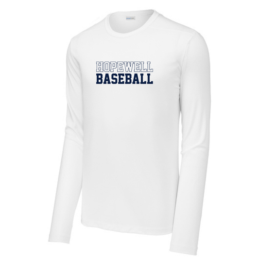 Adult Hopewell Baseball Sport-Tek Posi UV Pro LS Tee