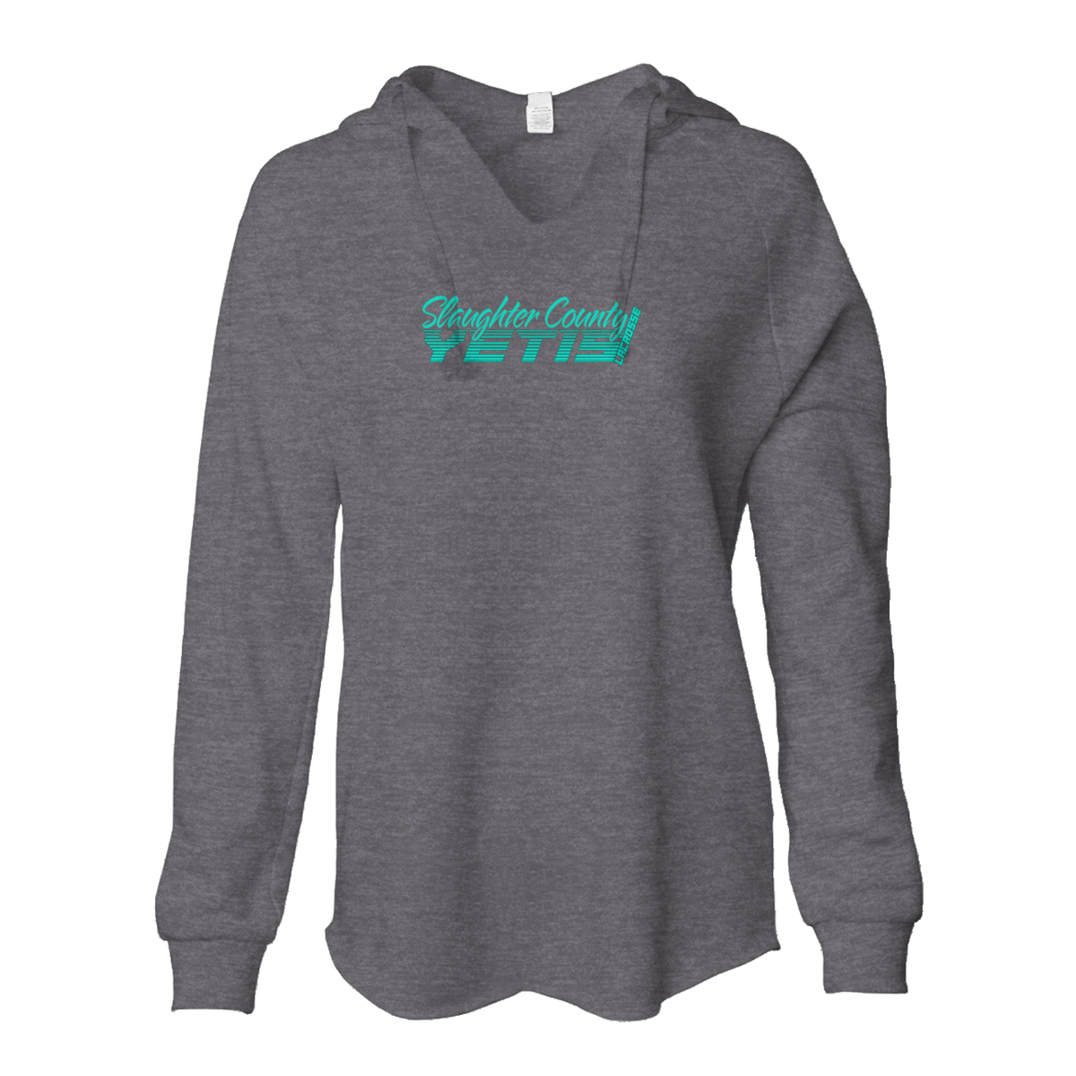 Women's Slaughter County Yetis Lacrosse Lightweight Wash Hoodie