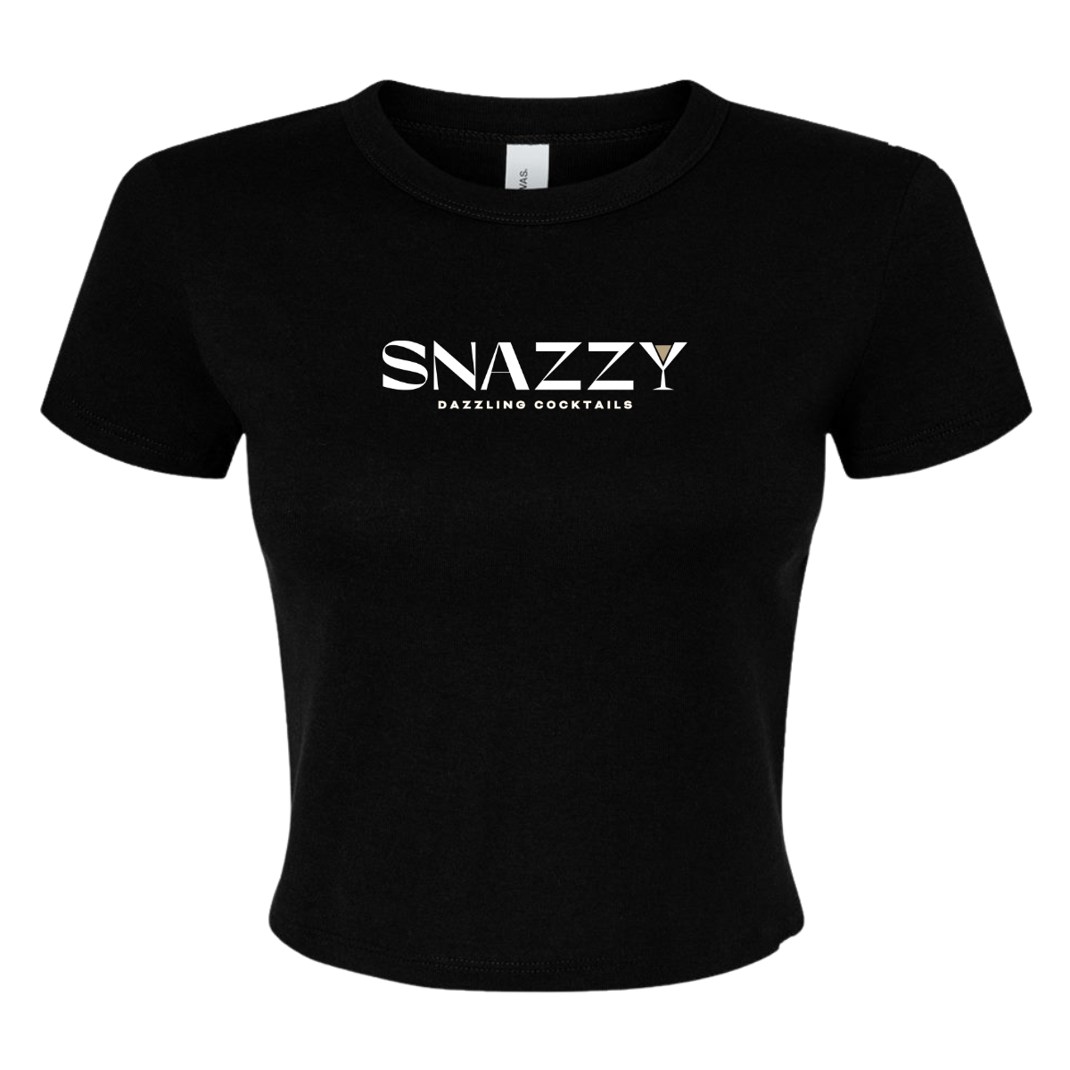 Women's Snazzy Bella + Canvas Micro Rib Baby Tee